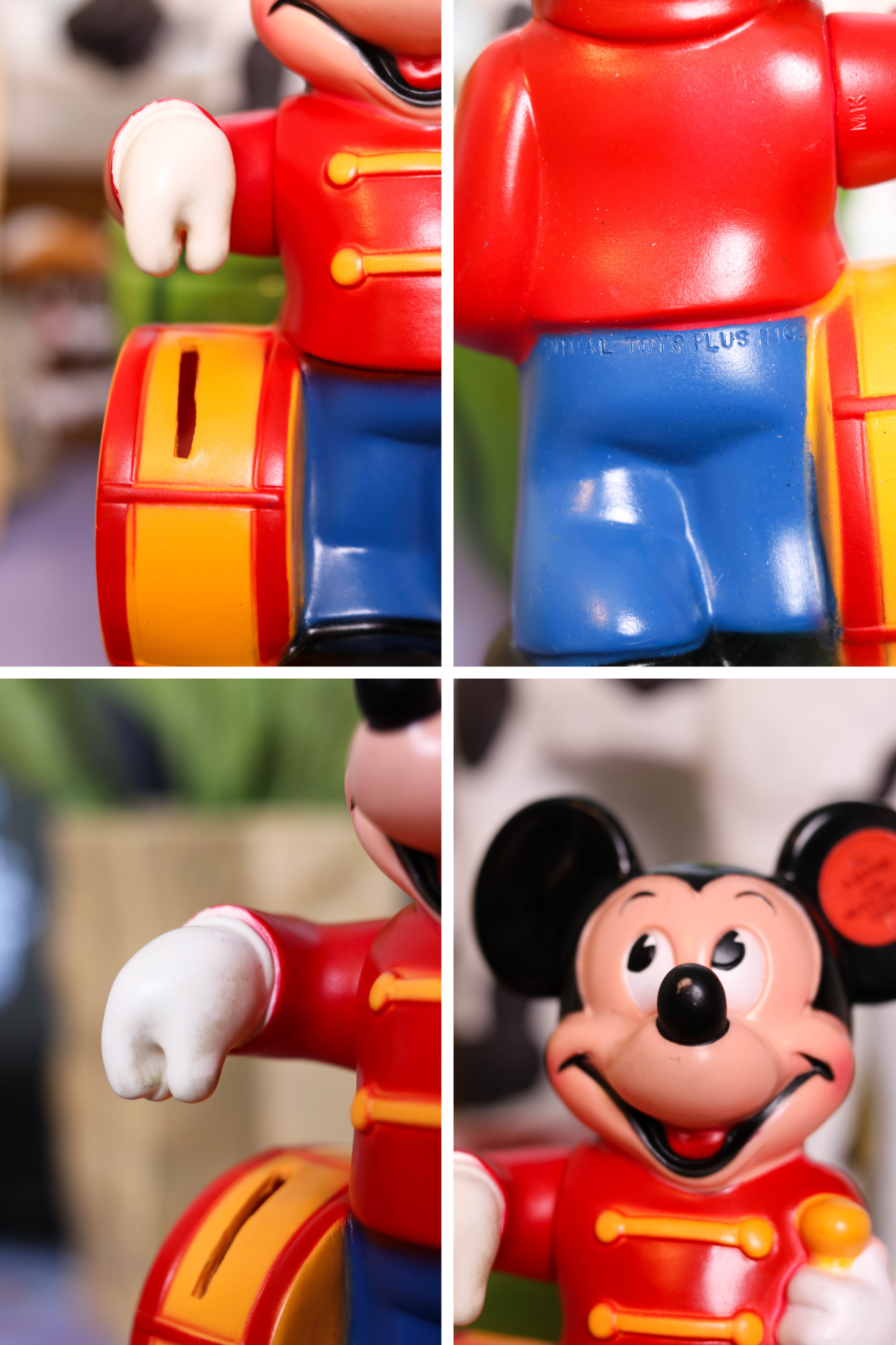 Vintage Mickey Mouse Marching Band Coin Bank