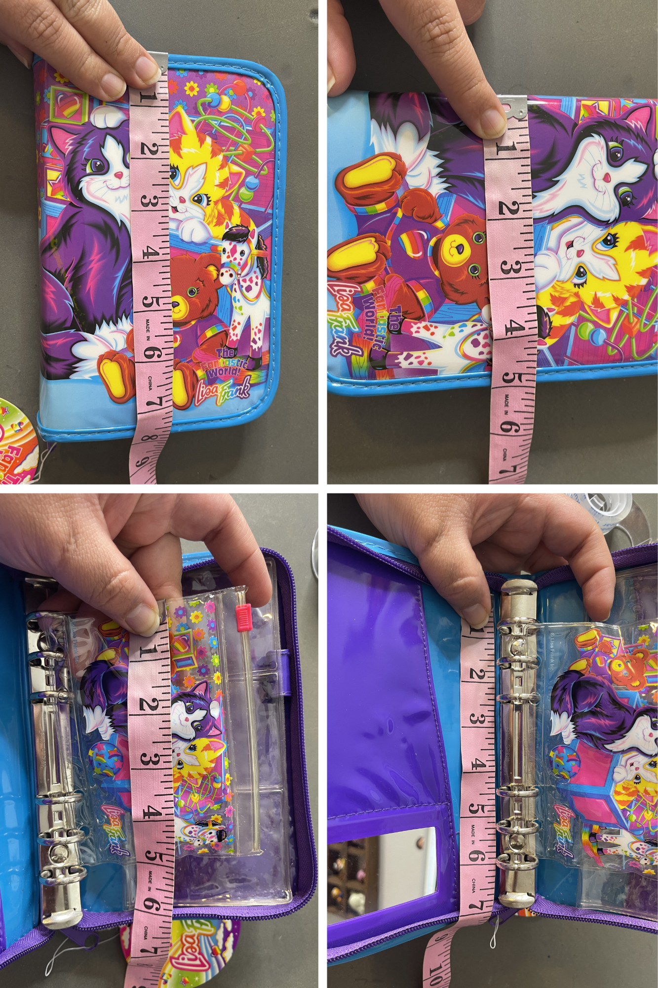 Vintage Lisa Frank Playtime Kittens Mini Binder Case