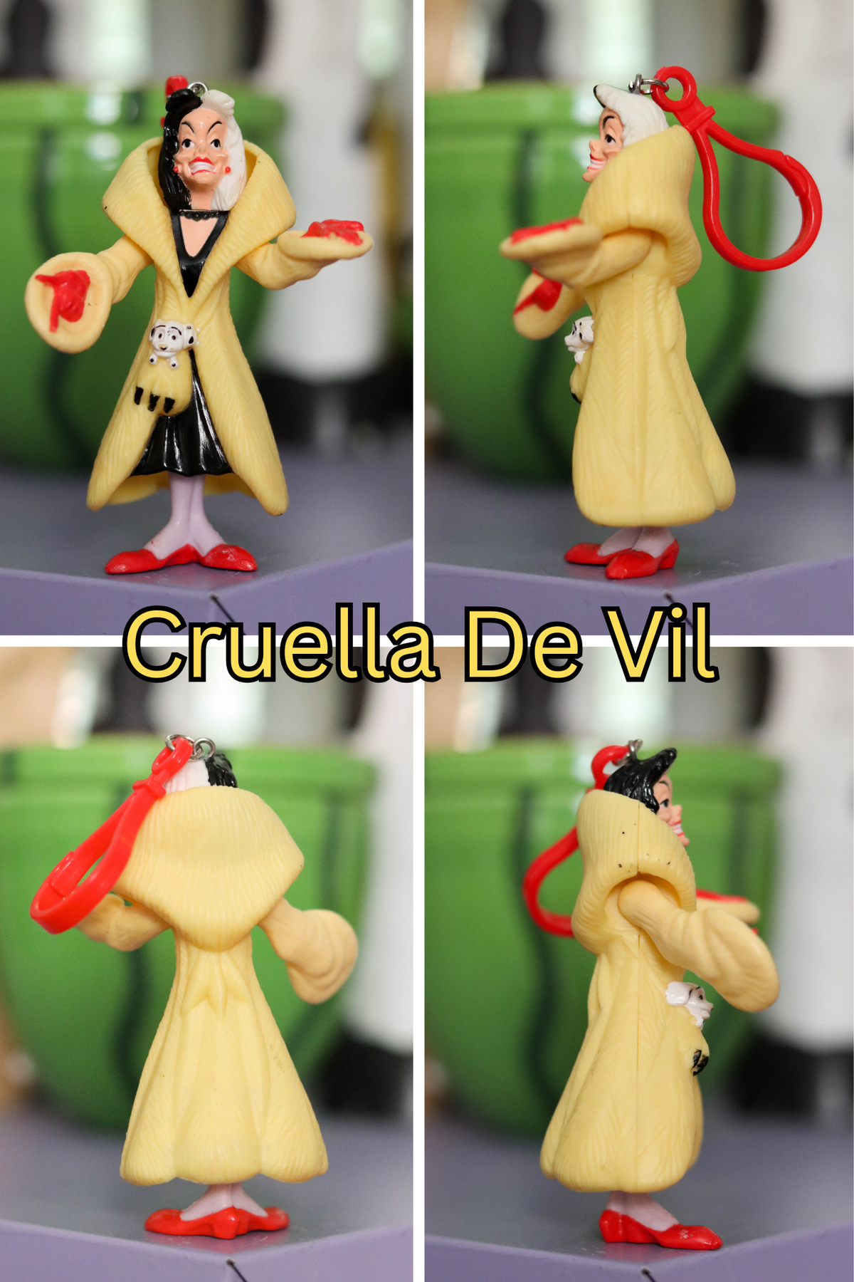Vintage Upcyled Cartoon Keychains #4