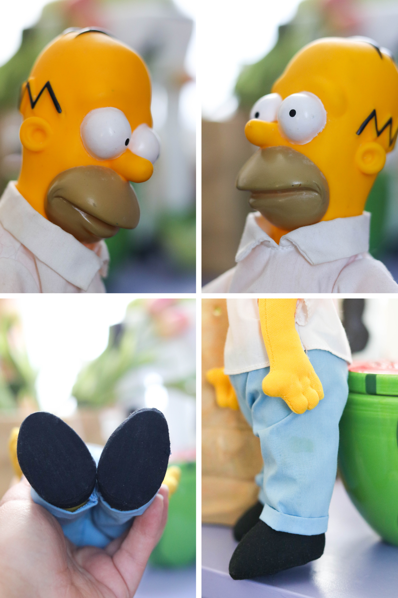 Vintage 90s Homer Simpson Plush