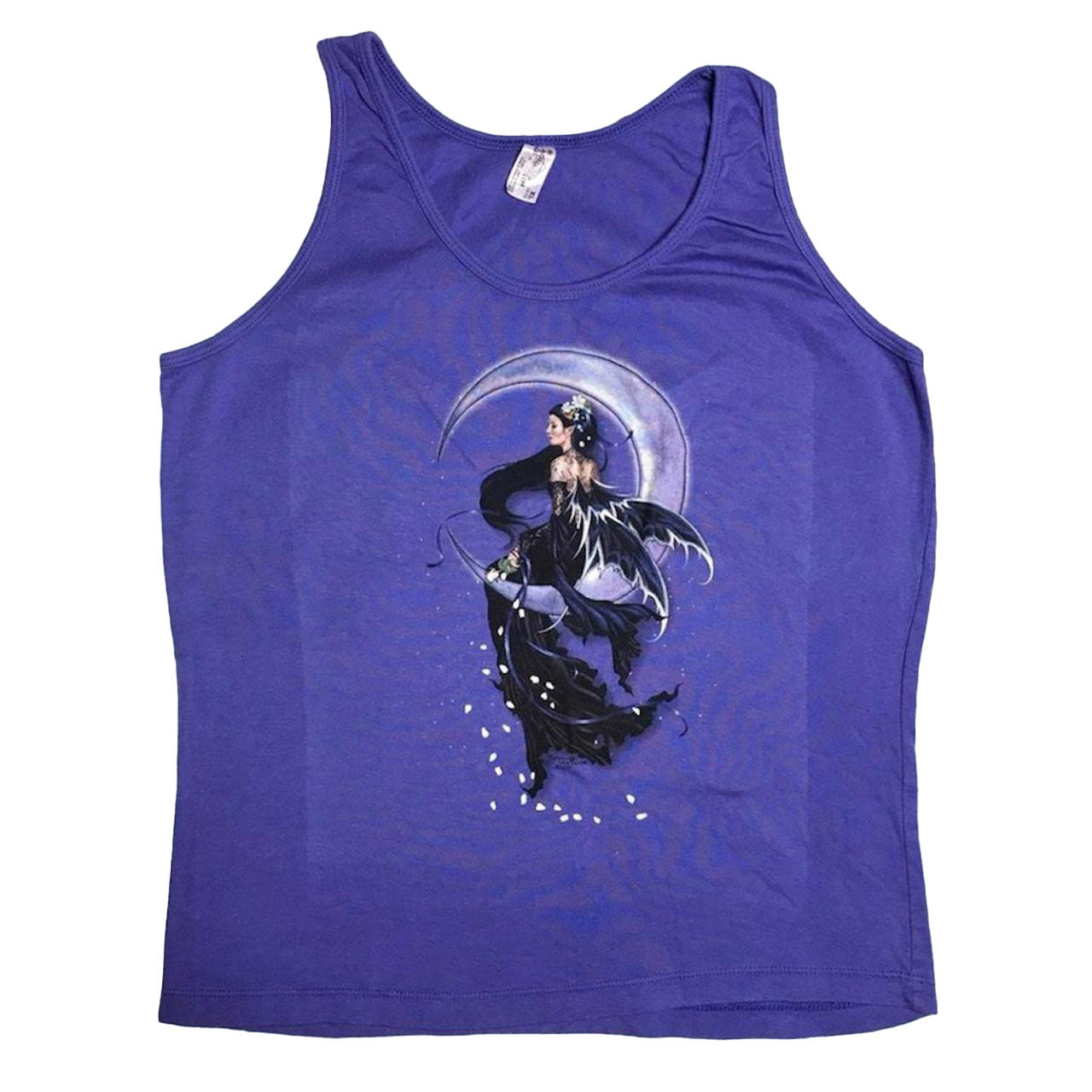 Y2K Purple dark angel fairy tank sz XL