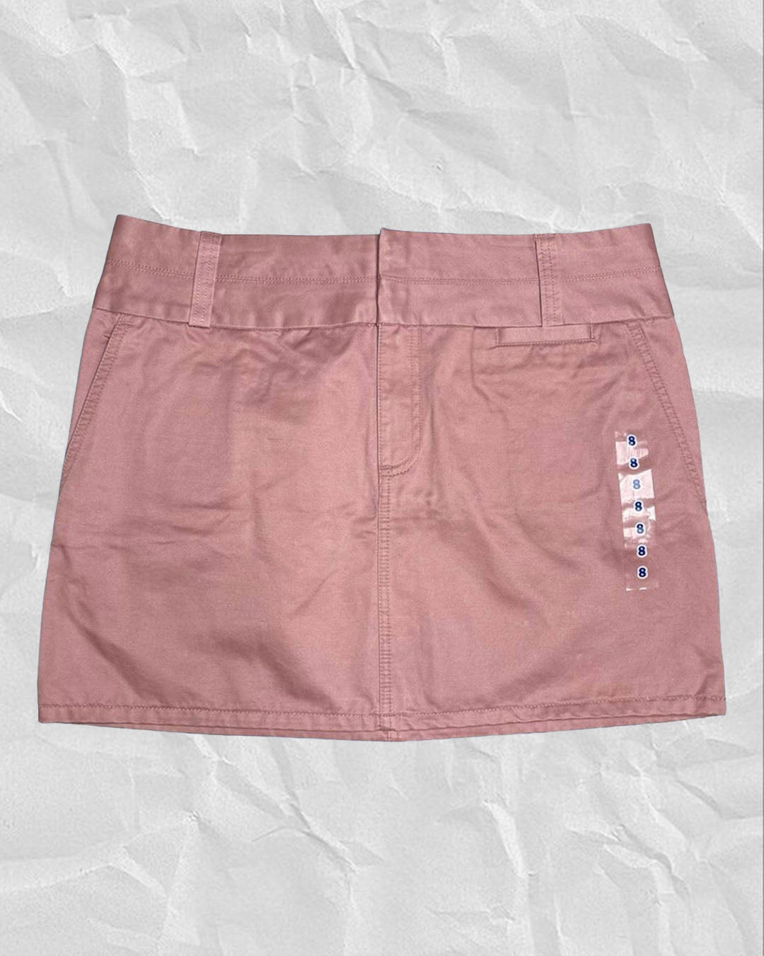 2000s Pink Waisted Mini Skirt Sz 8